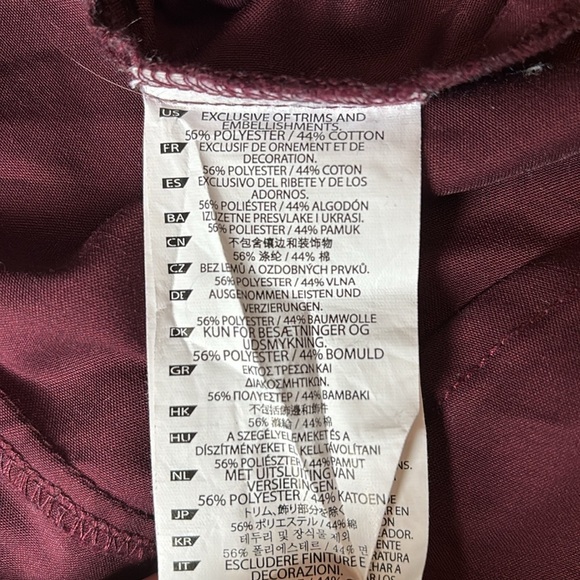 5.11 511 Tactical Series Button Up Shirt Women’s Sz XL Long Sleeve Burgundy Work - Picture 5 of 6